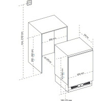 Встраиваемая морозильная камера Korting KSI 8189 F