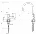 Смеситель для кухни ALVEUS TESLA-P