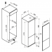 Встраиваемый холодильник MAUNFELD MBF177NFWH