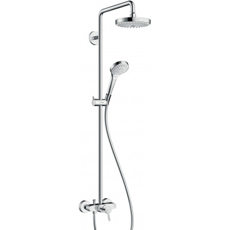 Душевая стойка Hansgrohe Croma Select S 180 2jet 27255400 с однорычажным смесителем