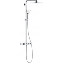 Душевая стойка Grohe Euphoria SmartControl 310 Duo 26507LS0 белая луна, с термостатом