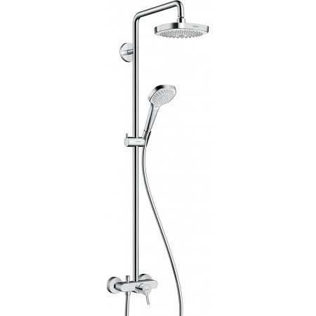 Душевая стойка Hansgrohe Croma Select E 180 27258400 с однорычажным смесителем