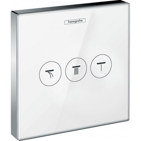 Переключатель потоков Hansgrohe ShowerSelect 15736400 на три потребителя, белый