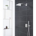 Душевая система GROHE Grohtherm SmartControl Perfect с душевым гарнитуром и верхним душем Rainshower SmartActive Cube 310, хром (34706000)