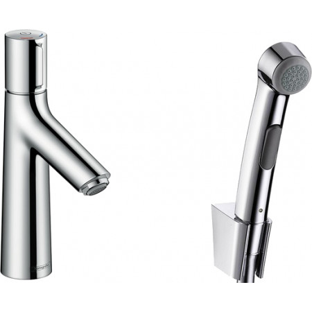 Смеситель Hansgrohe Talis Select S 72291000 для раковины с гигиеническим душем, с донным клапаном Push-Open