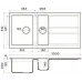 Мойка OMOIKIRI Kitagawa 100-2-WH