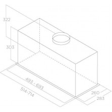 Вытяжка Elica LANE SENSOR IX/A/52